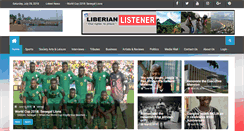 Desktop Screenshot of liberianlistener.com